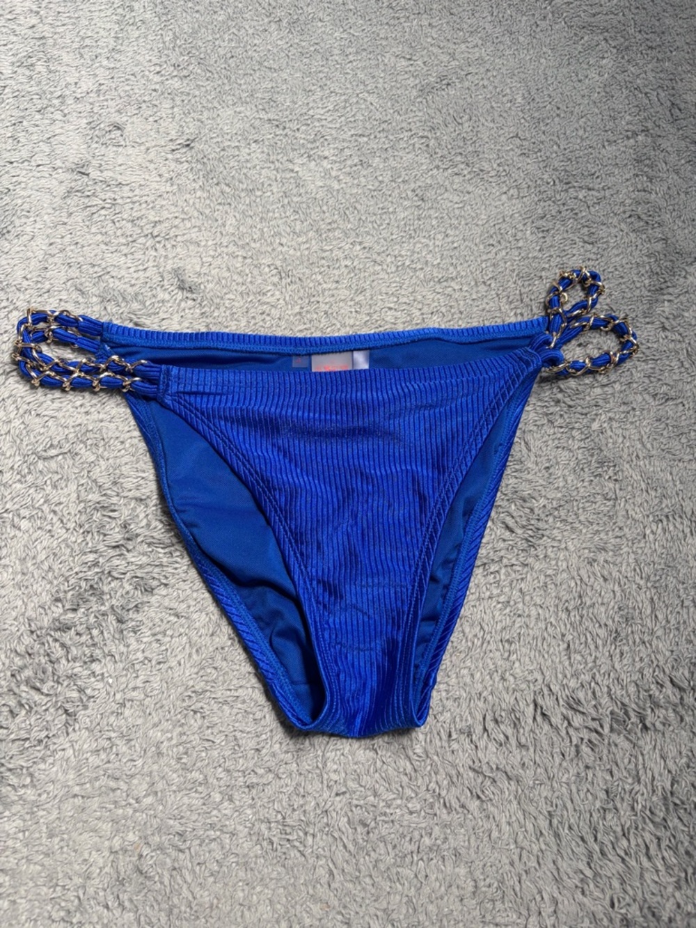 Lilly Pulitzer Blue Grotto Petrie Chain Ribbed Bikini Bottom 4
